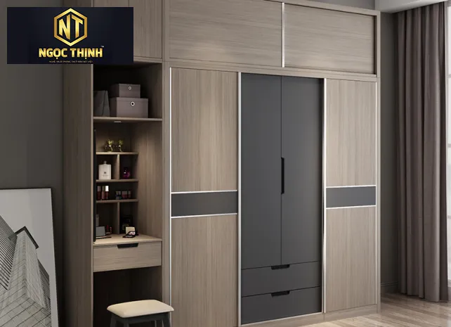 Xưởng Nội Thất Ngọc Thịnh Long Thành - 999+ mẫu tủ quần áo đẹp mới nhất tháng 12/2022 - TQANT01